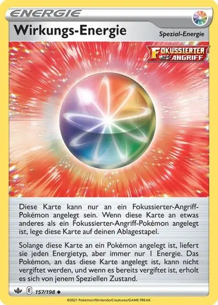 wirkungs energie 157/198 – Pokémon Schaurige Herrschaft Karte