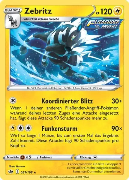 zebritz 051/198 – Pokémon Schaurige Herrschaft Karte