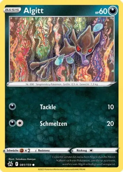 Algitt 081/159 – Pokémon Zenit der Könige Karte