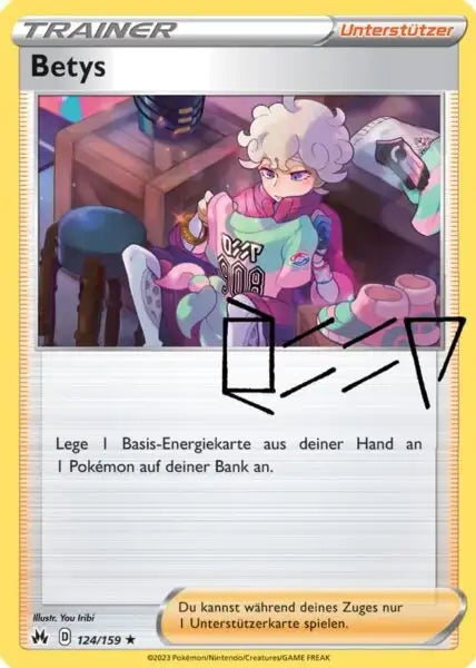 Betys 124/159 – Pokémon Zenit der Könige Karte