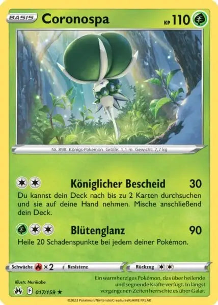Coronospa 017/159 – Pokémon Zenit der Könige Karte