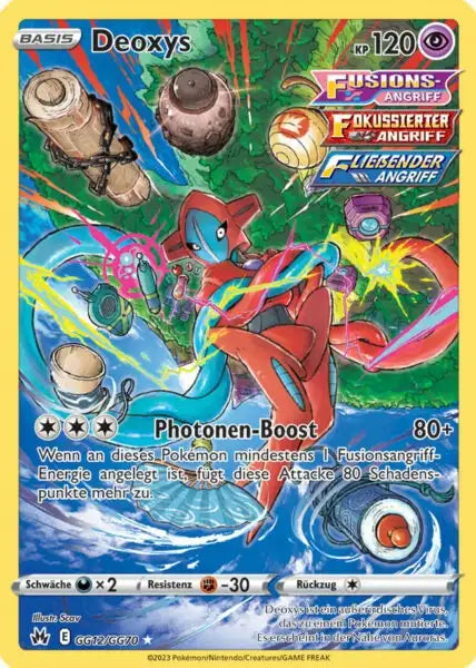 Deoxys GG12/GG70 – Pokémon Zenit der Könige Karte
