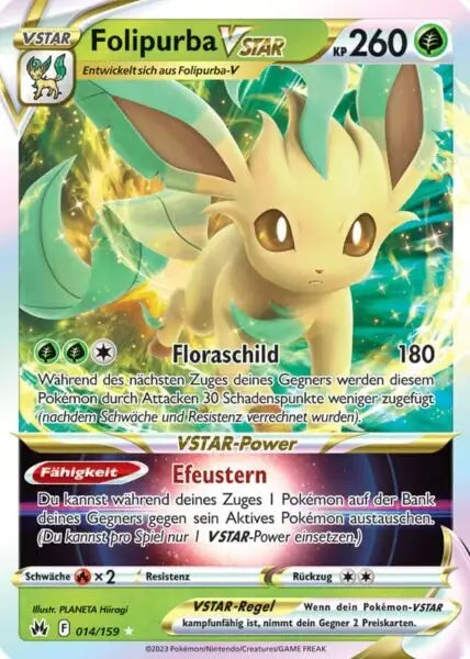 Folipurba VSTAR 014/159 – Pokémon Zenit der Könige Karte