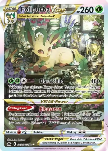 Folipurba VSTAR GG35/GG70 – Pokémon Zenit der Könige Karte