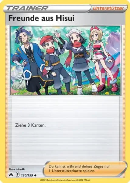 Freunde aus Hisui 130/159 – Pokémon Zenit der Könige Karte