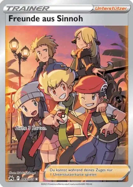 Freunde aus Sinnoh 149/159 – Pokémon Zenit der Könige Karte