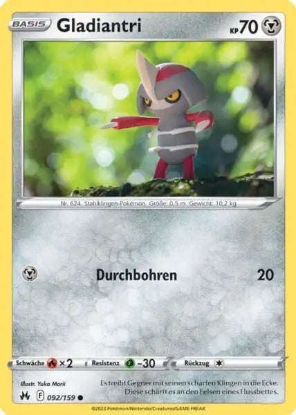 Gladiantri 092/159 – Pokémon Zenit der Könige Karte