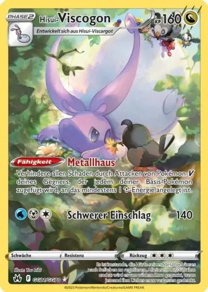 Hisui Viscogon GG21/GG70 – Pokémon Zenit der Könige Karte
