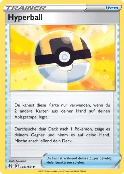 Hyperball 146/159 – Pokémon Zenit der Könige Karte