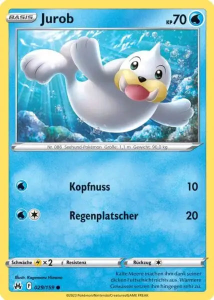 Jurob 029/159 – Pokémon Zenit der Könige Karte