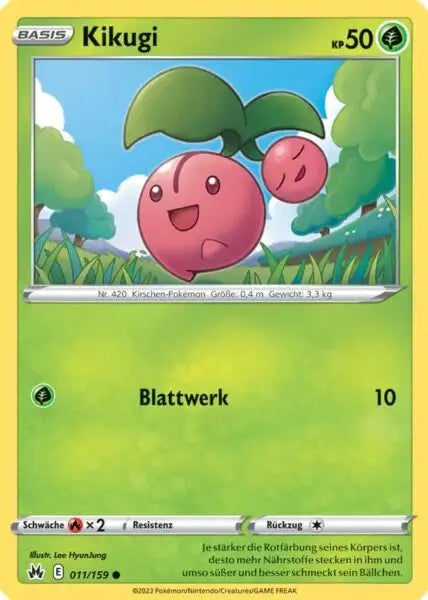 Kikugi 011/159 – Pokémon Zenit der Könige Karte