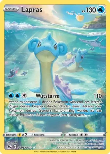 Lapras GG05/GG70 – Pokémon Zenit der Könige Karte