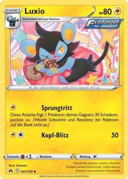 Luxio 041/159 – Pokémon Zenit der Könige Karte