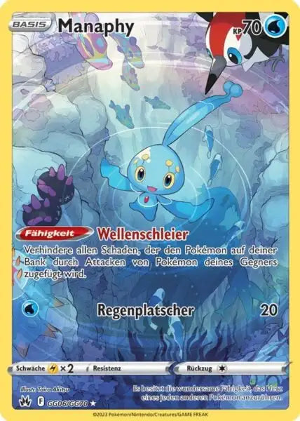 Manaphy GG06/GG70 – Pokémon Zenit der Könige Karte