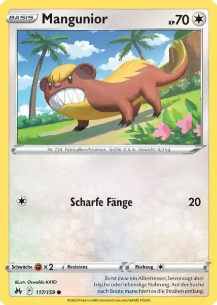 Mangunior 117/159 – Pokémon Zenit der Könige Karte