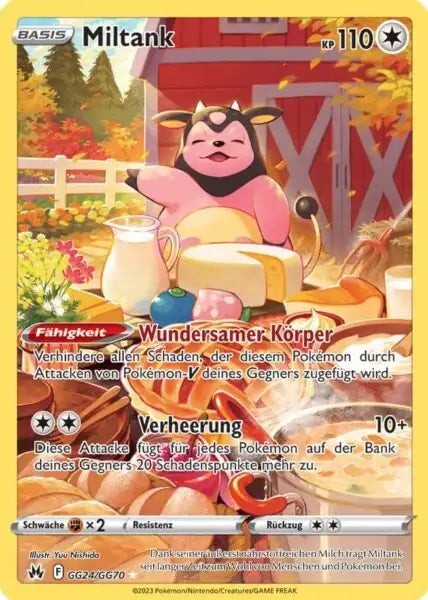 Miltank GG24/GG70 – Pokémon Zenit der Könige Karte