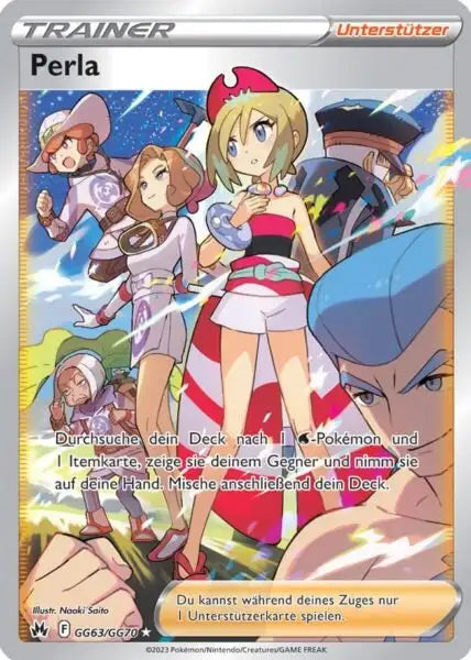 Perla GG63/GG70 – Pokémon Zenit der Könige Karte