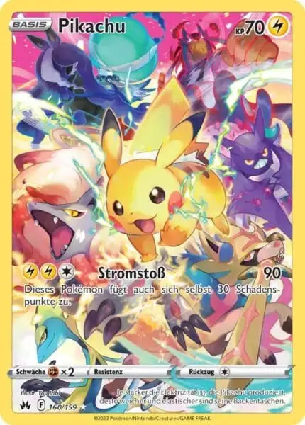 Pikachu 160/159 – Pokémon Zenit der Könige Karte