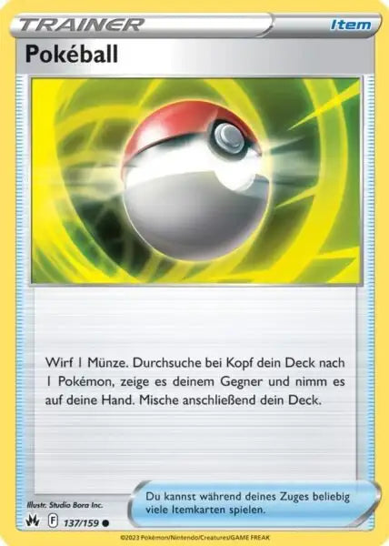 Pokeball 137/159 – Pokémon Zenit der Könige Karte