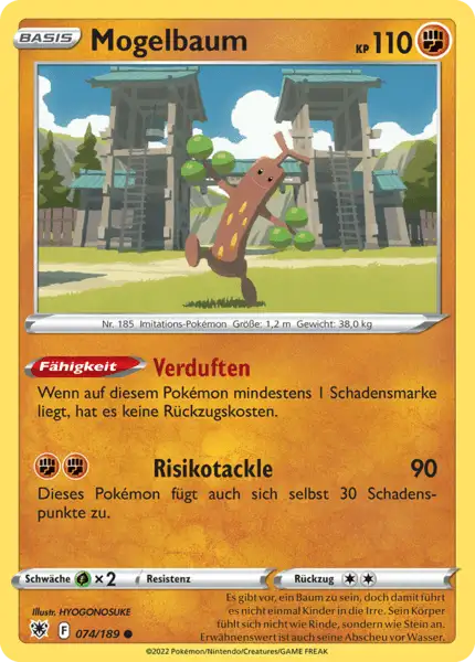Pokemon Karte Kampf Mogelbaum 074/159 – Pokémon Zenit der Könige Karte