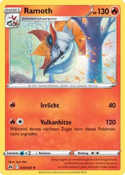Ramoth 025/159 – Pokémon Zenit der Könige Karte