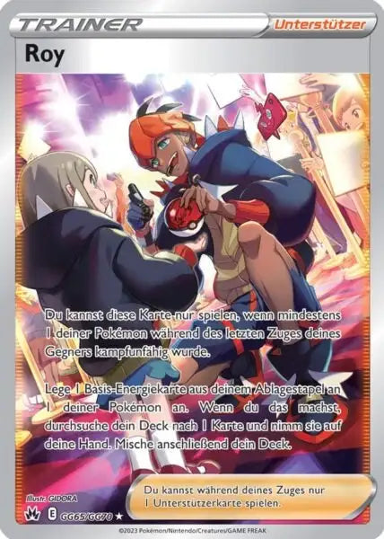 Roy GG65/GG70 – Pokémon Zenit der Könige Karte