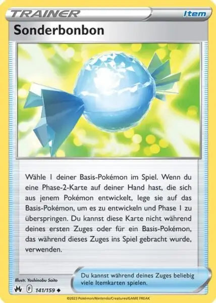 Sonderbonbon 141/159 – Pokémon Zenit der Könige Karte
