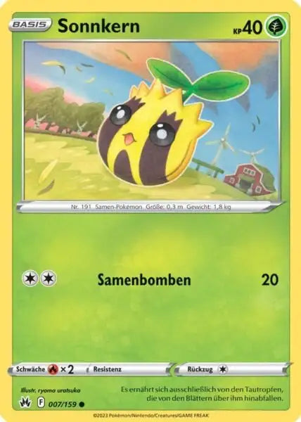 Sonnkern 007/159 – Pokémon Zenit der Könige Karte