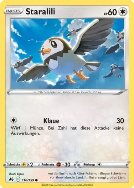 Starlili 110/159 – Pokémon Zenit der Könige Karte