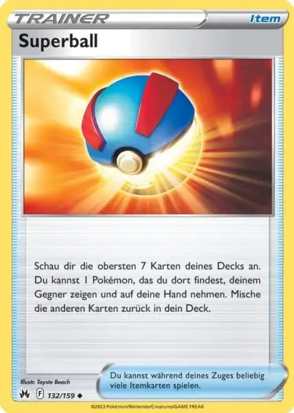 Superball 132/159 – Pokémon Zenit der Könige Karte
