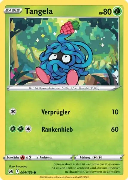 Tangela 004/159 – Pokémon Zenit der Könige Karte