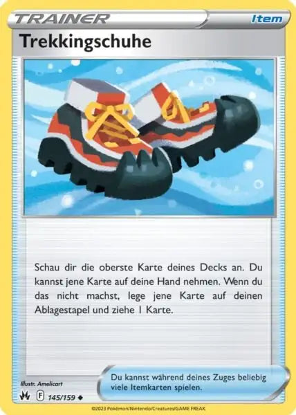 Trekkingschuhe 145/159 – Pokémon Zenit der Könige Karte