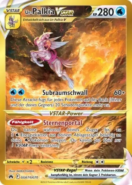 Ur Palkia VSTAR GG67/GG70 – Pokémon Zenit der Könige Karte