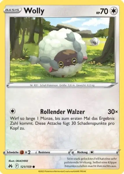 Wolly 121/159 – Pokémon Zenit der Könige Karte