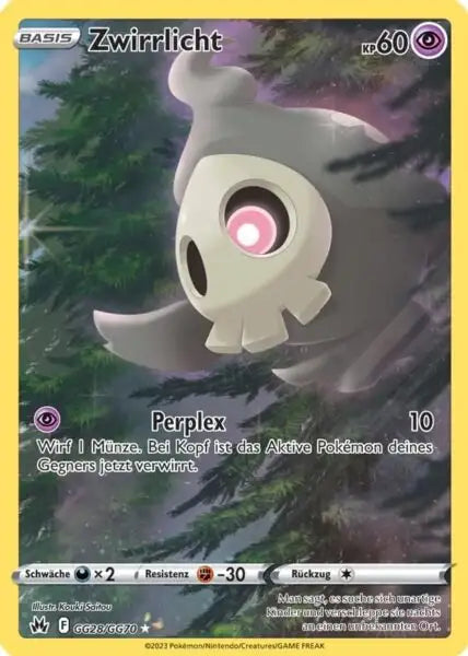 Zwirrlicht GG28/GG70 – Pokémon Zenit der Könige Karte