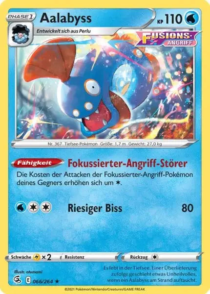 aalabyss 066/264 – Pokémon Fusionsangriff Karte