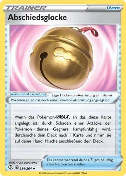 abschiedsglocke 234/264 – Pokémon Fusionsangriff Karte