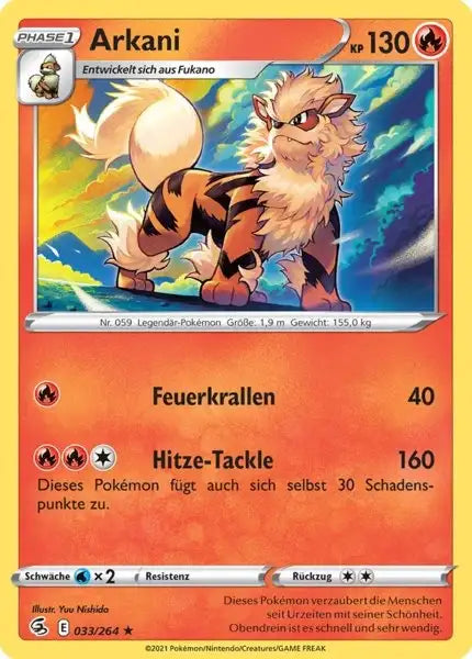arkani 033/264 – Pokémon Fusionsangriff Karte
