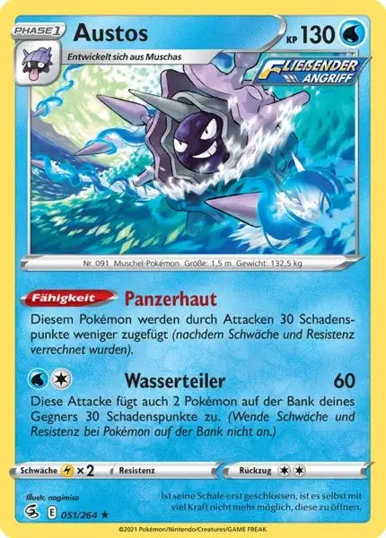 austos 051/264 – Pokémon Fusionsangriff Karte
