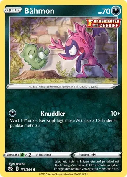 baehmon 176/264 – Pokémon Fusionsangriff Karte