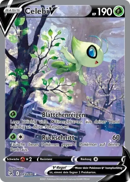 celebi v 245/264 – Pokémon Fusionsangriff Karte