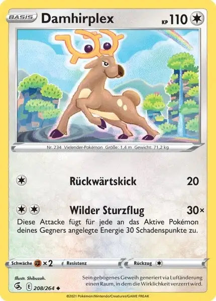 damhirplex 208/264 – Pokémon Fusionsangriff Karte