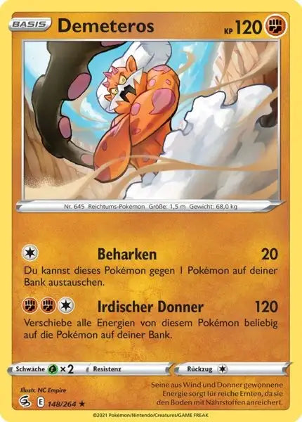 demeteros 148/264 – Pokémon Fusionsangriff Karte