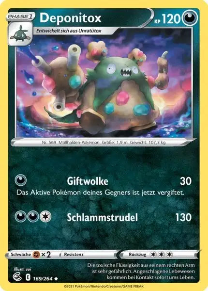 deponitox 169/264 – Pokémon Fusionsangriff Karte
