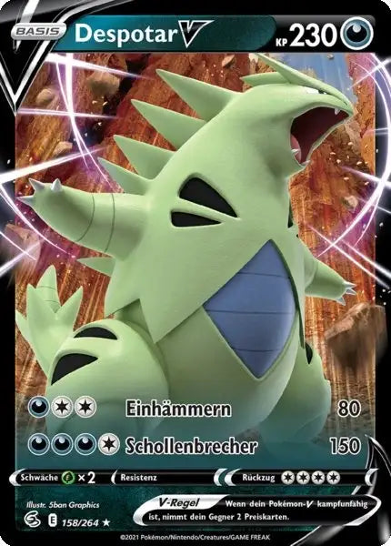 despotar v 158/264 – Pokémon Fusionsangriff Karte