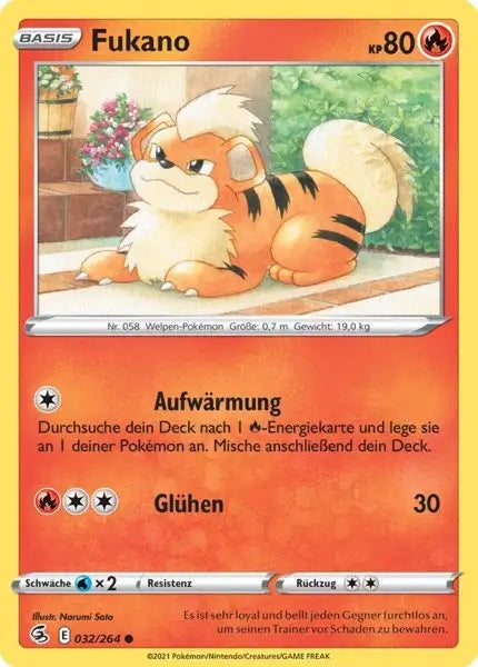 fukano 032/264 – Pokémon Fusionsangriff Karte