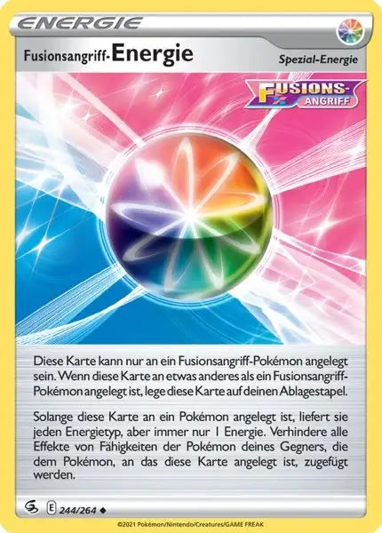 fusionsangriff energie 244/264 – Pokémon Fusionsangriff Karte