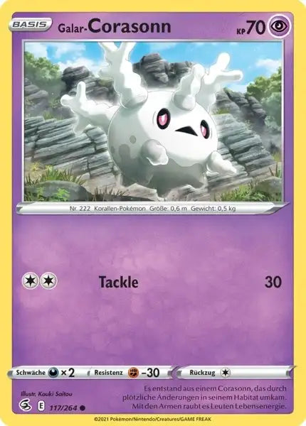 galar corasonn 117/264 – Pokémon Fusionsangriff Karte