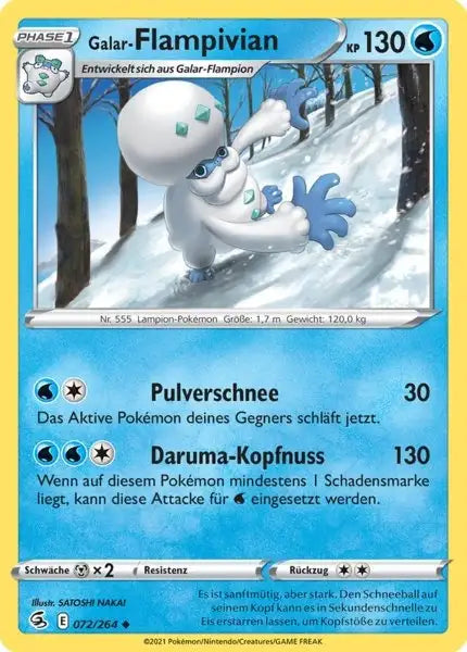 galar flampivian 072/264 – Pokémon Fusionsangriff Karte