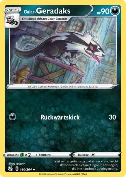 galar geradaks 160/264 – Pokémon Fusionsangriff Karte